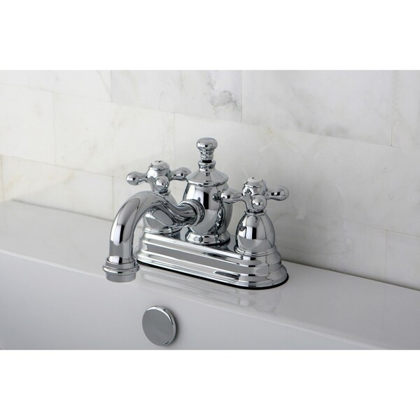 KS7101AX 4 Centerset Bathroom Faucet, Polished Chrome